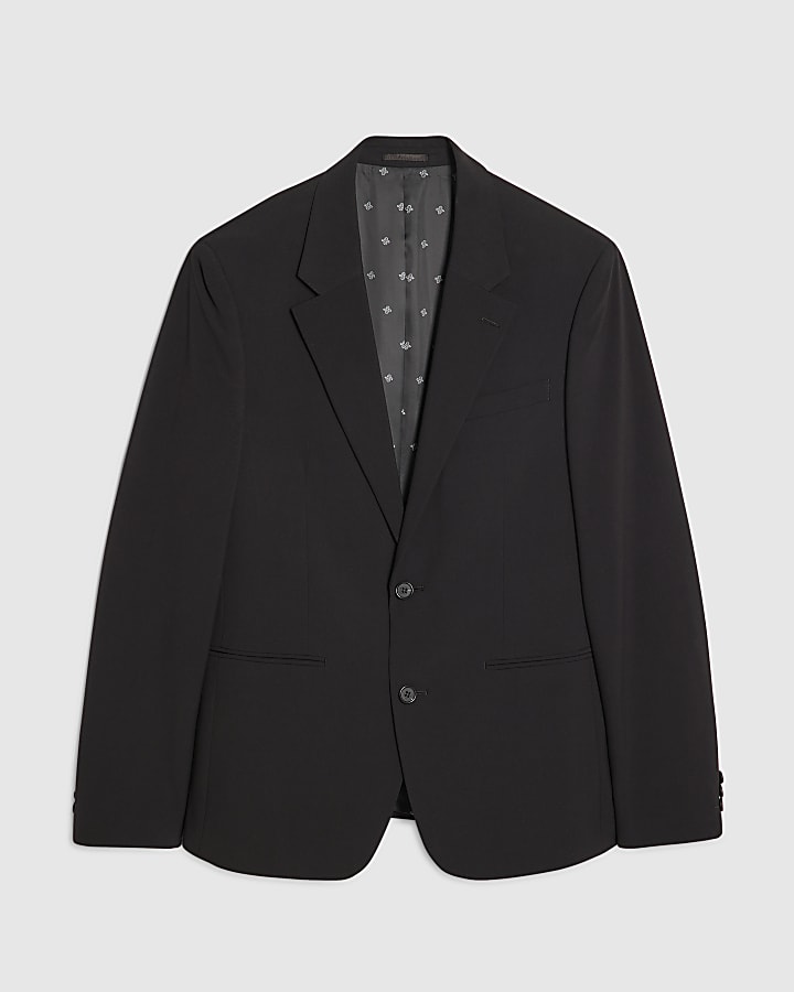 Black Slim Fit Suit Jacket