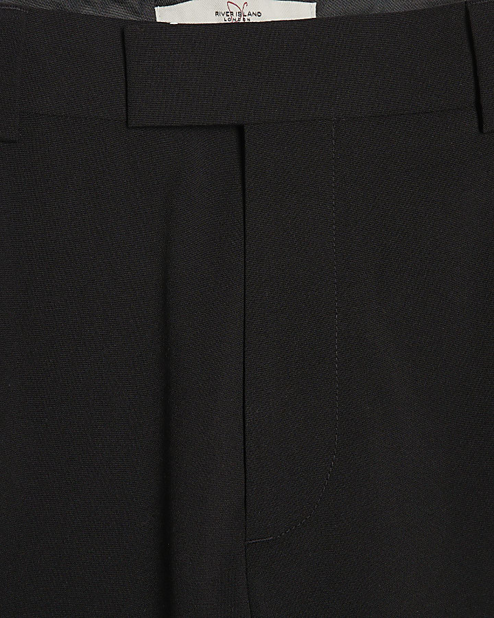 Black Slim Fit Suit Trousers