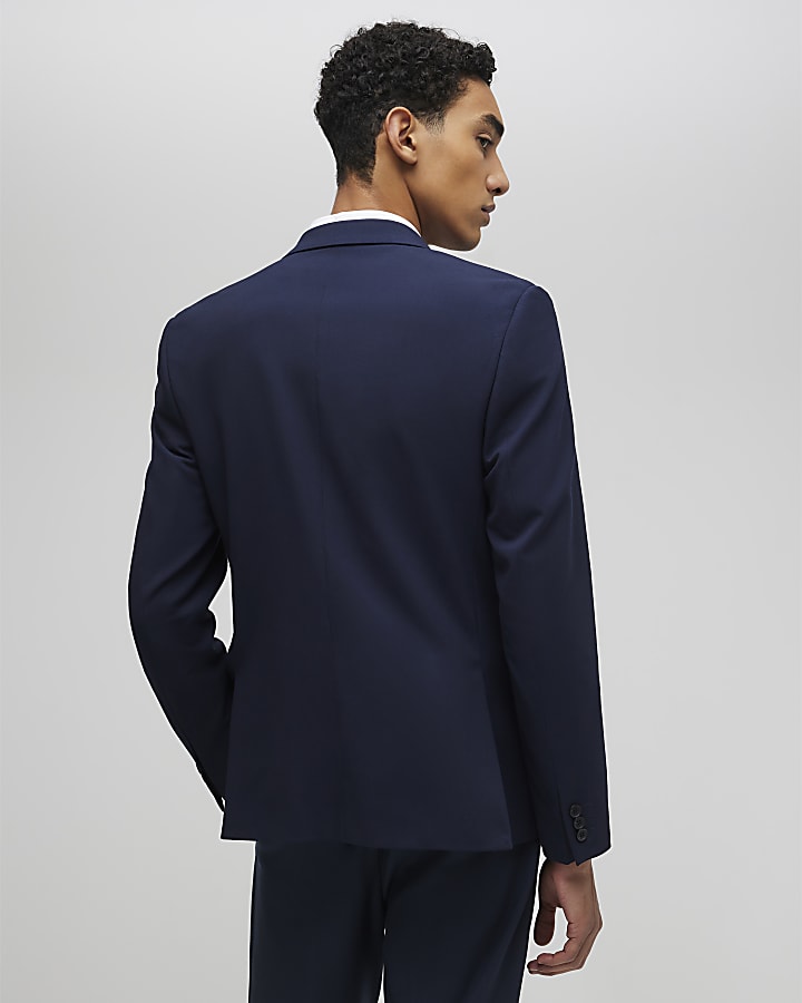 Navy Slim Fit Suit Jacket