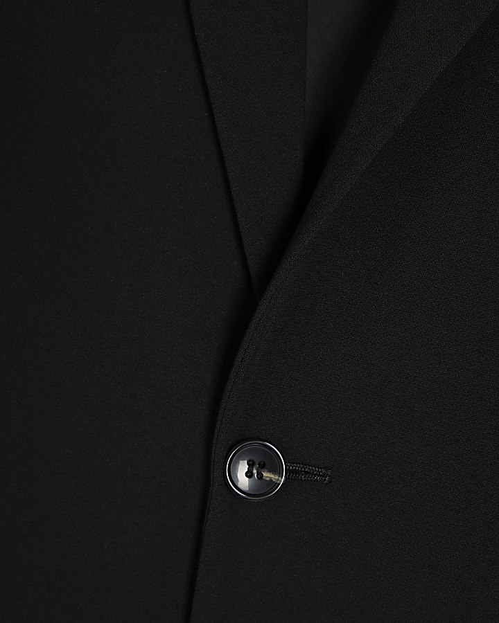 Black Skinny Fit Stretch Suit Jacket