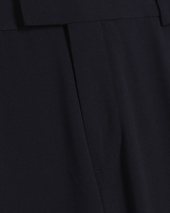 Navy Skinny Fit Suit Trousers