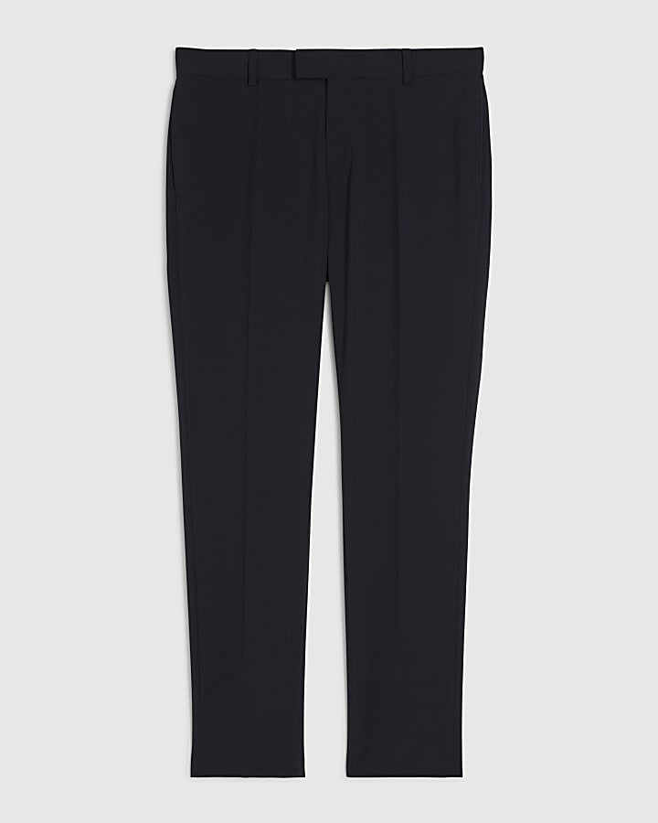 Navy Skinny Fit Suit Trousers