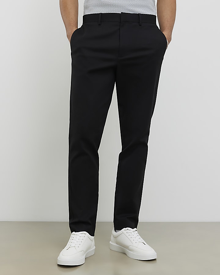 Black Slim Fit Chinos