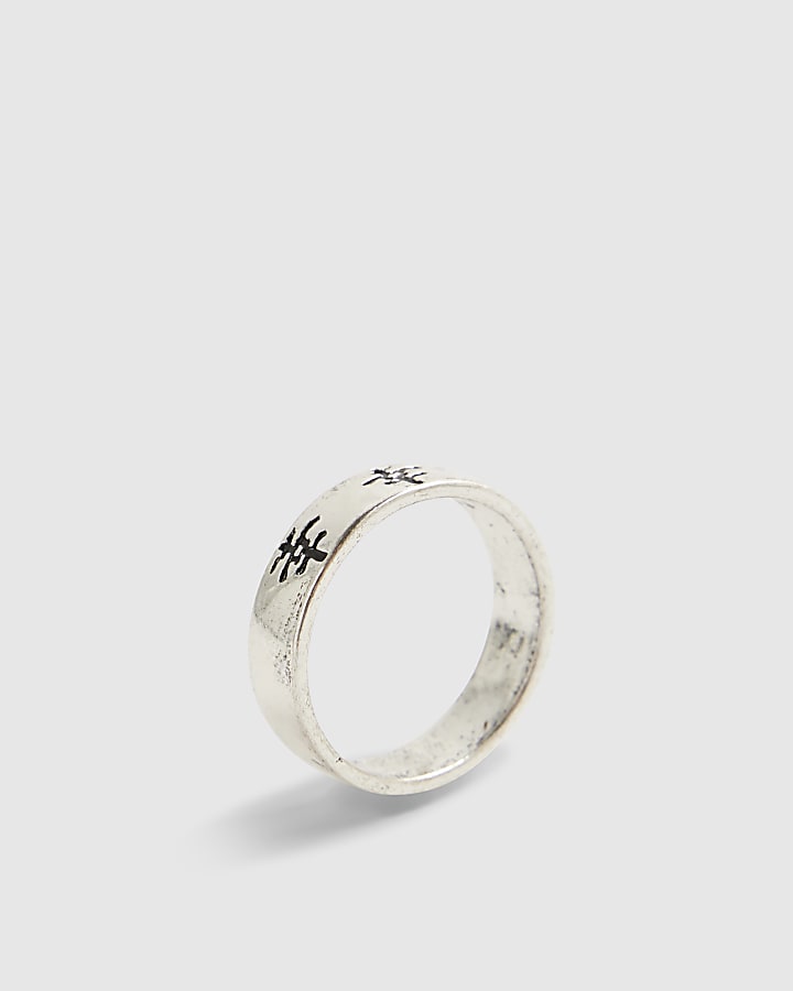 Silver Japanese Band Ring