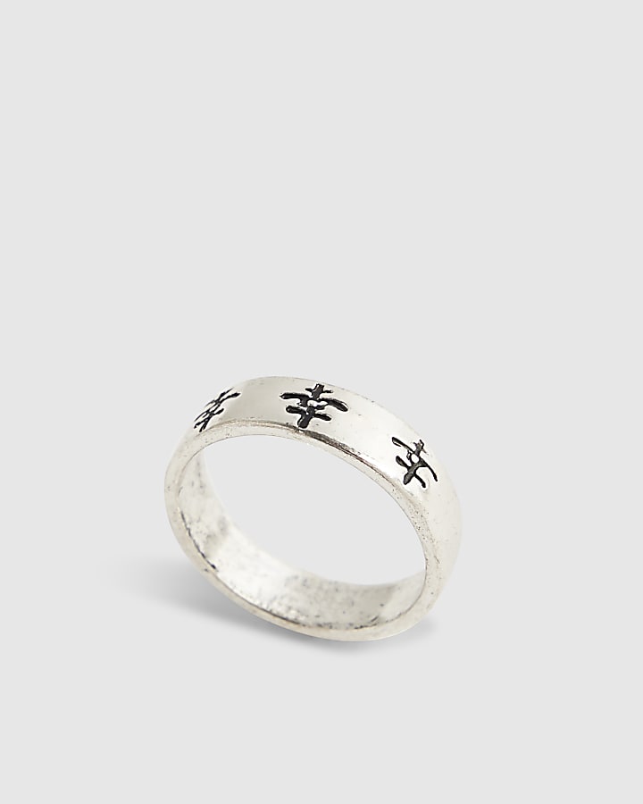 Silver Japanese Band Ring