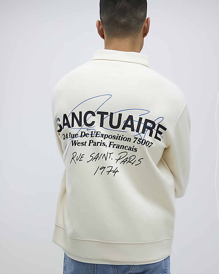 Cream Regular Fit Sanctuaire Shacket