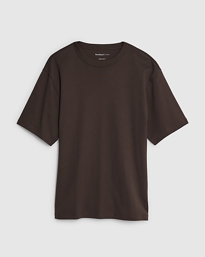 Brown Regular Fit T-Shirt