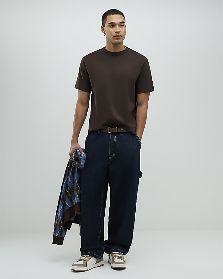 Brown Regular Fit T-Shirt