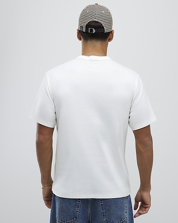 Cream Regular Fit T-Shirt