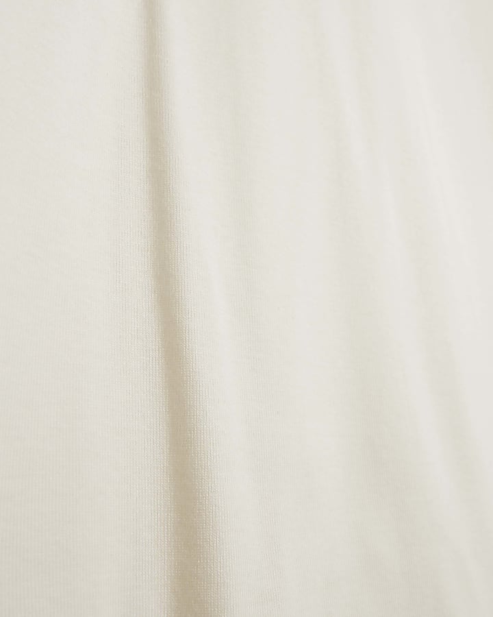 Cream Regular Fit T-Shirt