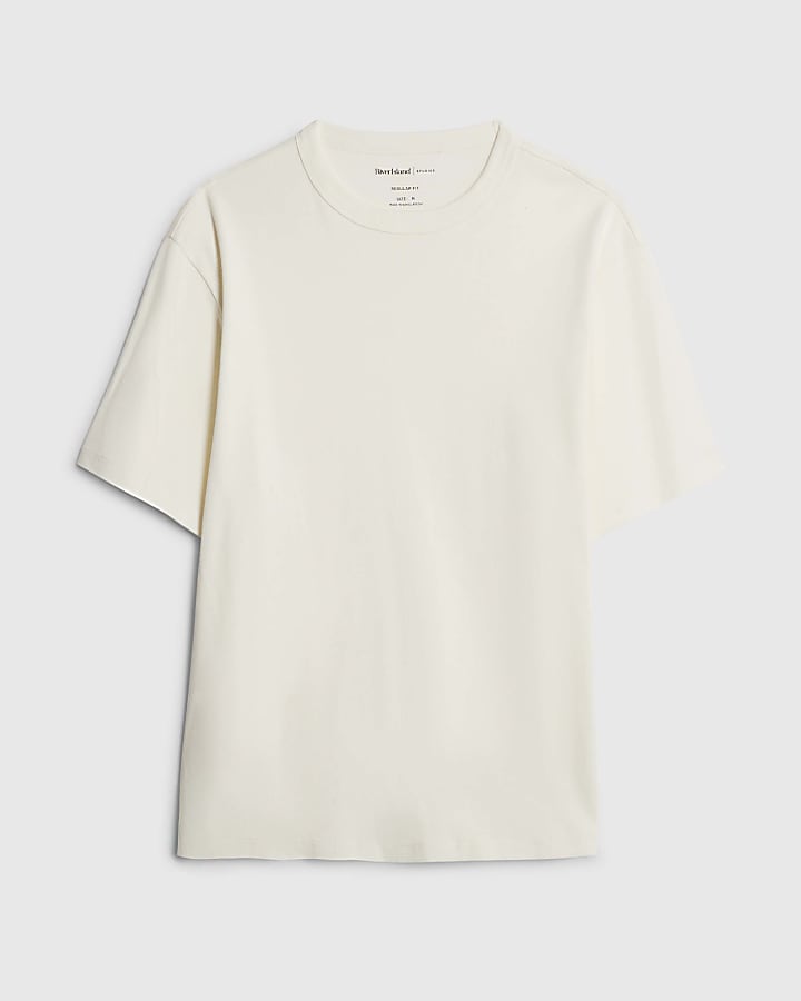Cream Regular Fit T-Shirt