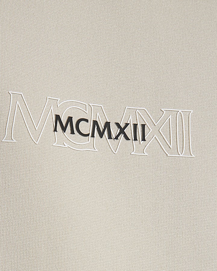 Beige MCMXII Bomber Jacket