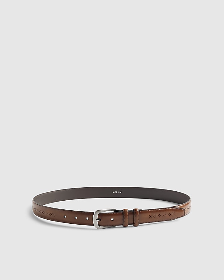 Brown Brogue Belt