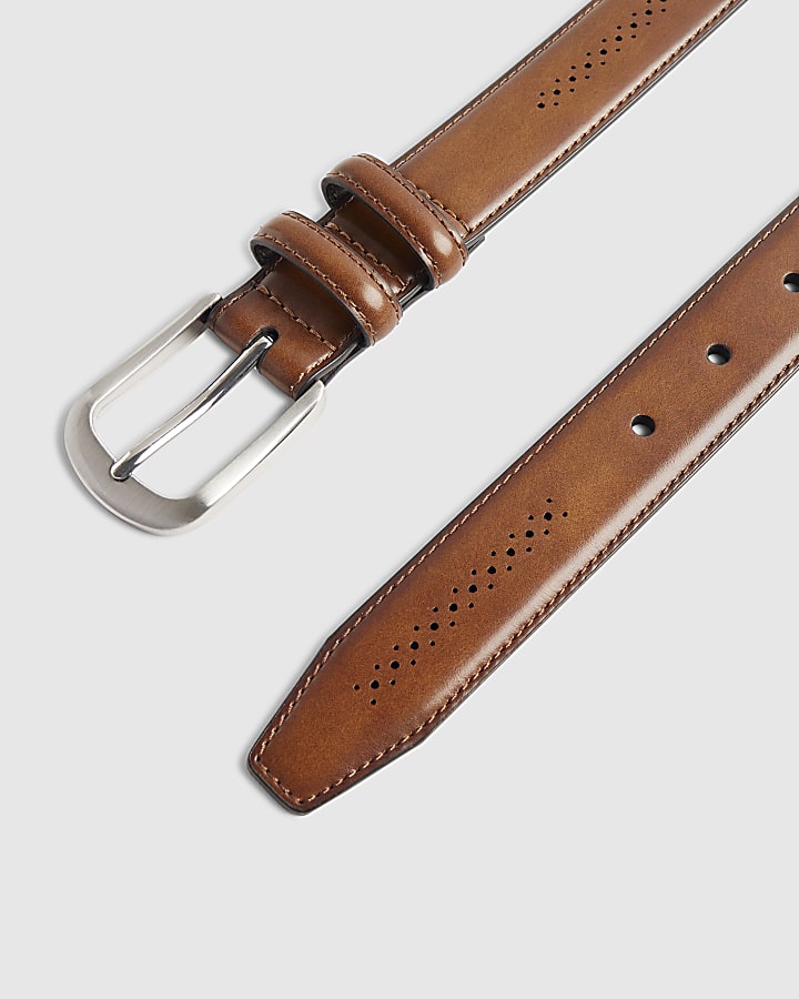 Brown Brogue Belt