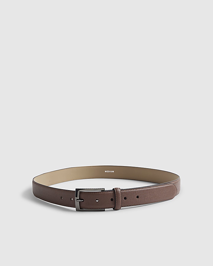 Brown Textured Belt