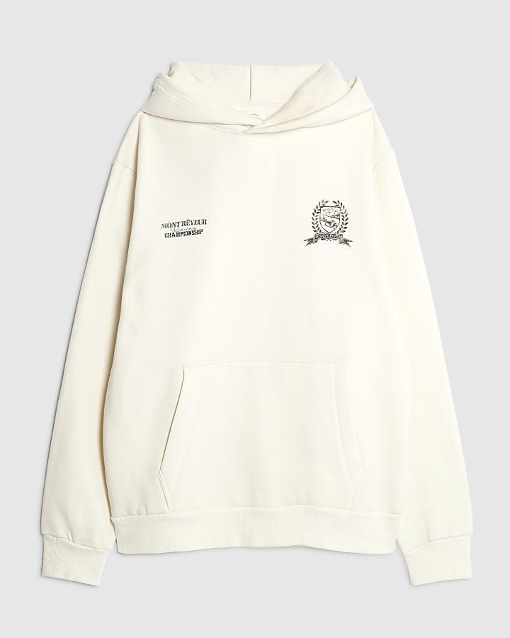 Cream Regular Fit Mont Reveur Hoodie