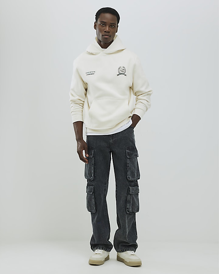 Cream Regular Fit Mont Reveur Hoodie
