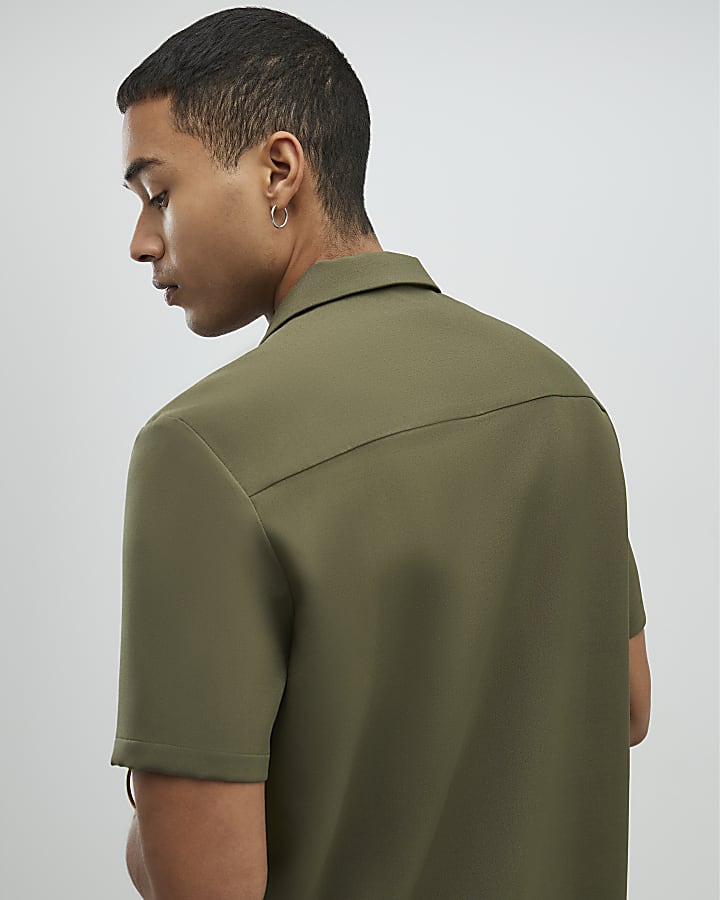 Khaki Regular Fit Luminis Shirt