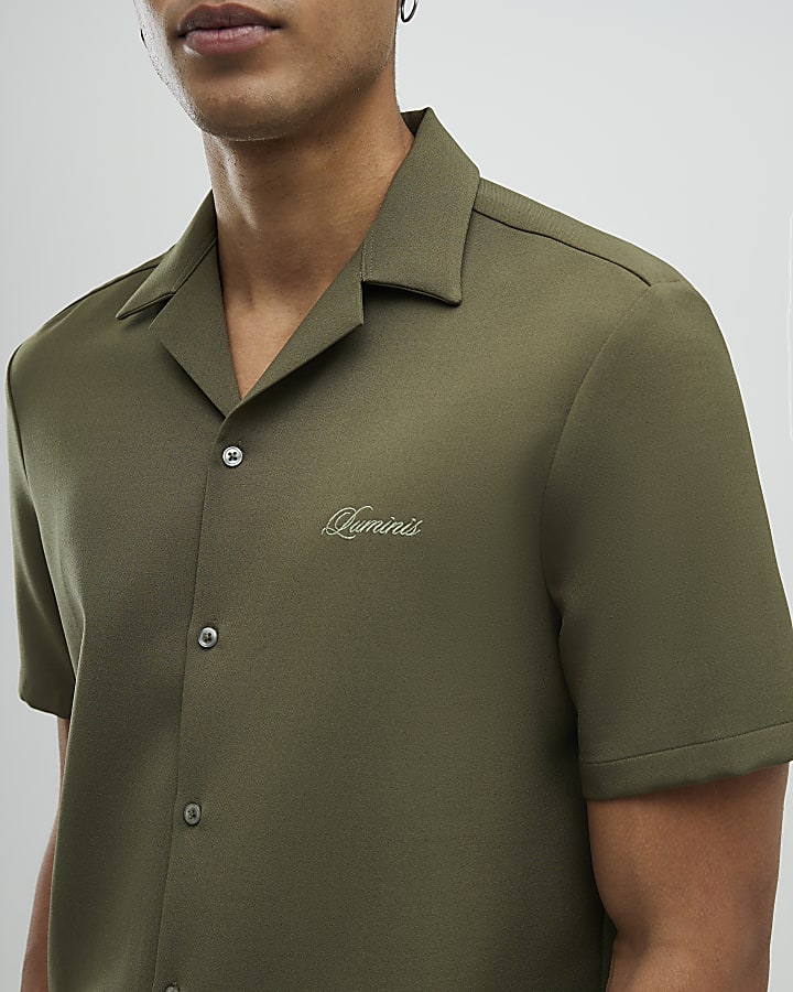 Khaki Regular Fit Luminis Shirt
