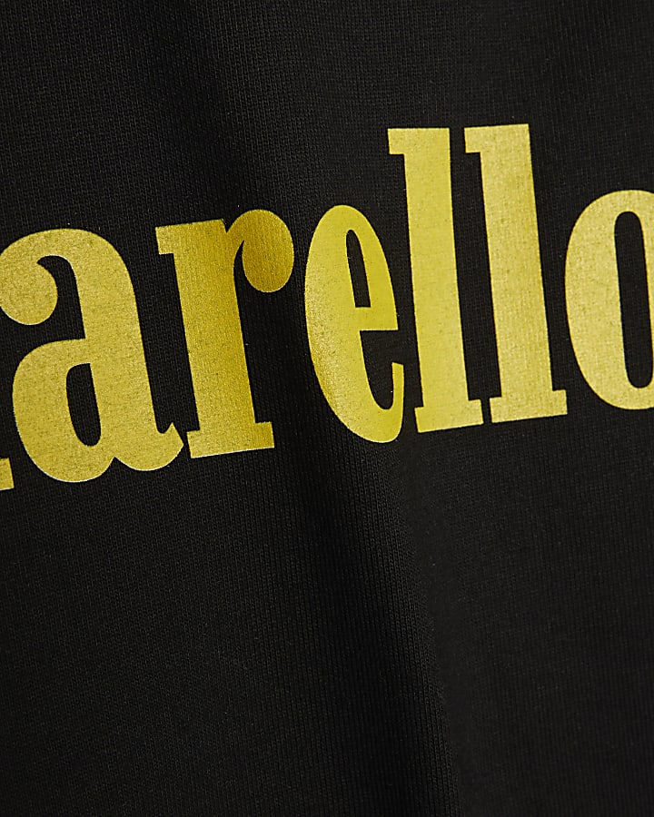 Black Oversized Fit MarelloRC1 T-Shirt