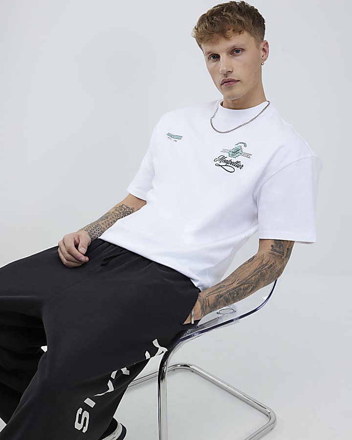 White Oversized Fit Boulevard T-Shirt
