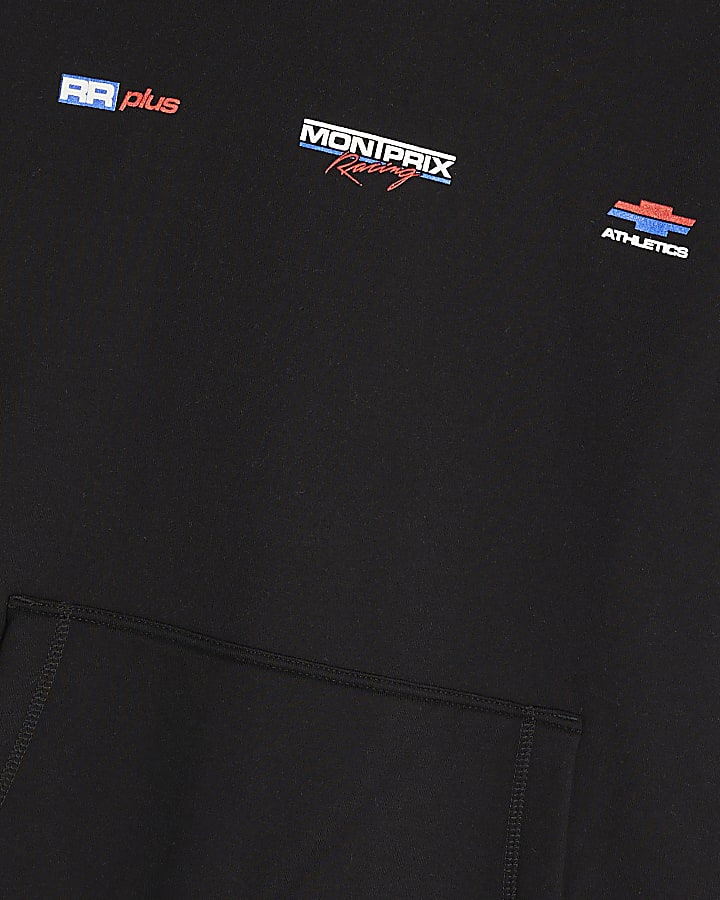 Black Regular Fit Marello 1992 Race Hoodie