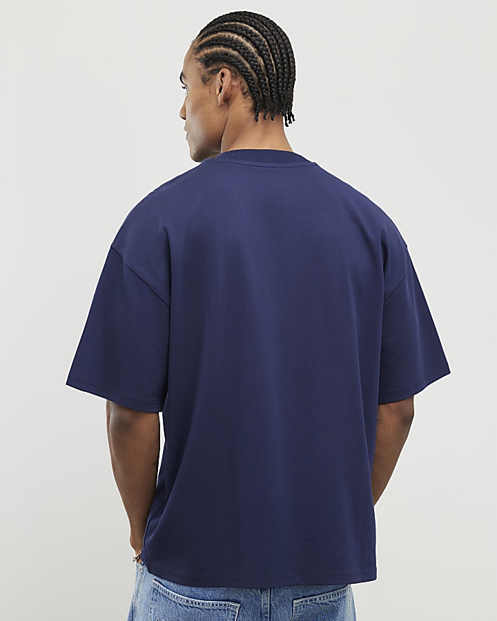 Navy Oversized Fit T-Shirt