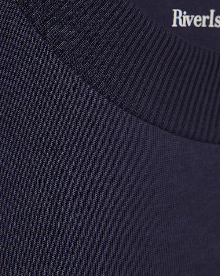 Navy Oversized Fit T-Shirt