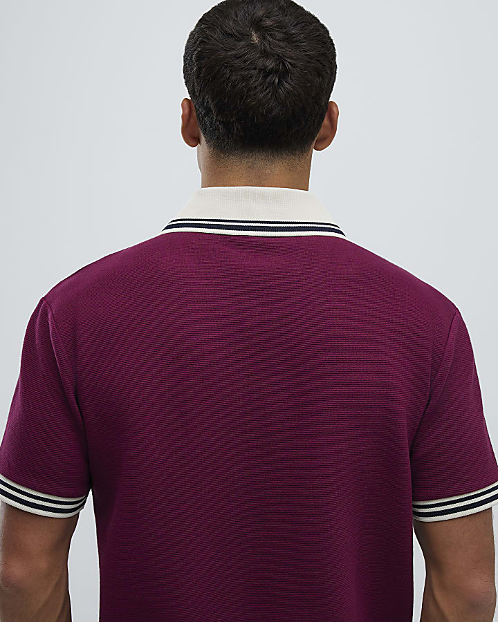 Red Regular Fit Ame Saint Polo Shirt