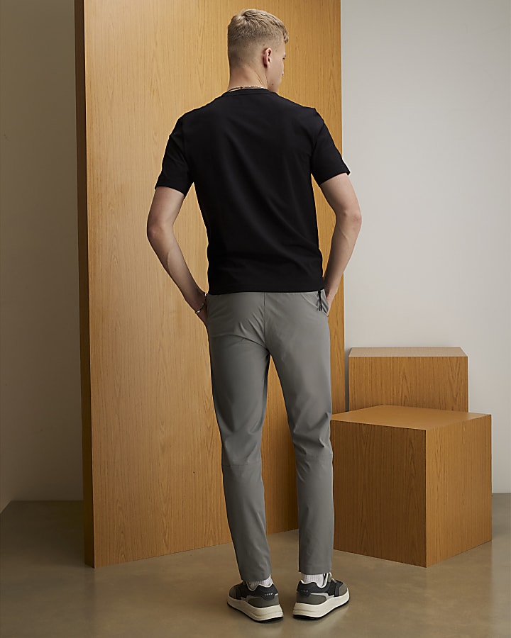 Grey Skinny Fit Active Trousers