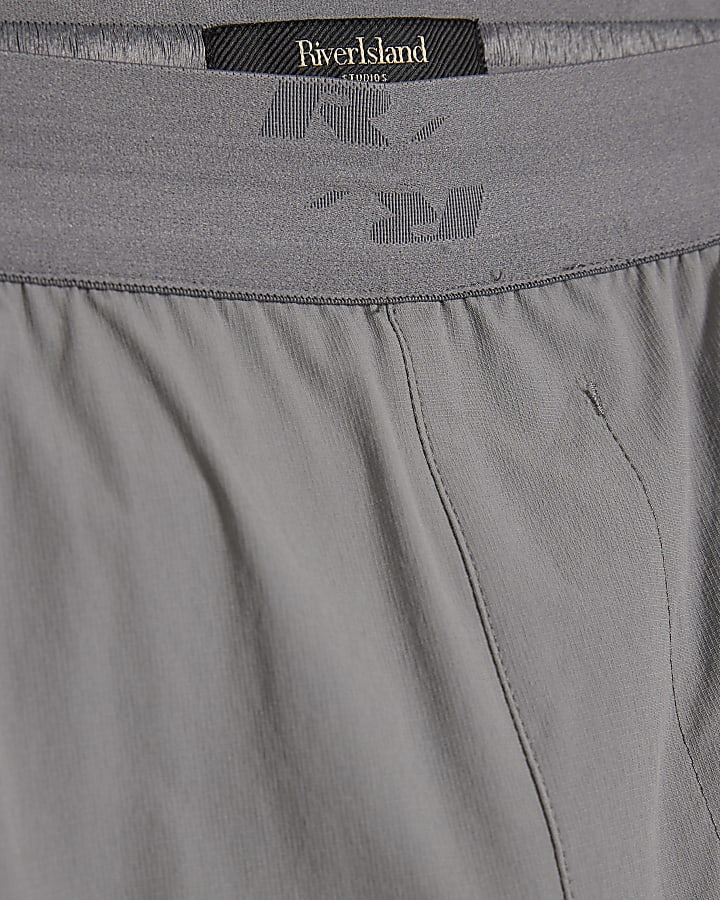 Grey Skinny Fit Active Trousers