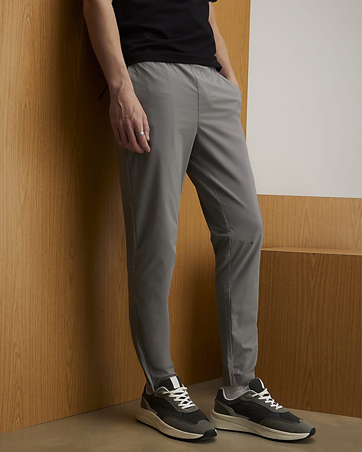 Grey Skinny Fit Active Trousers