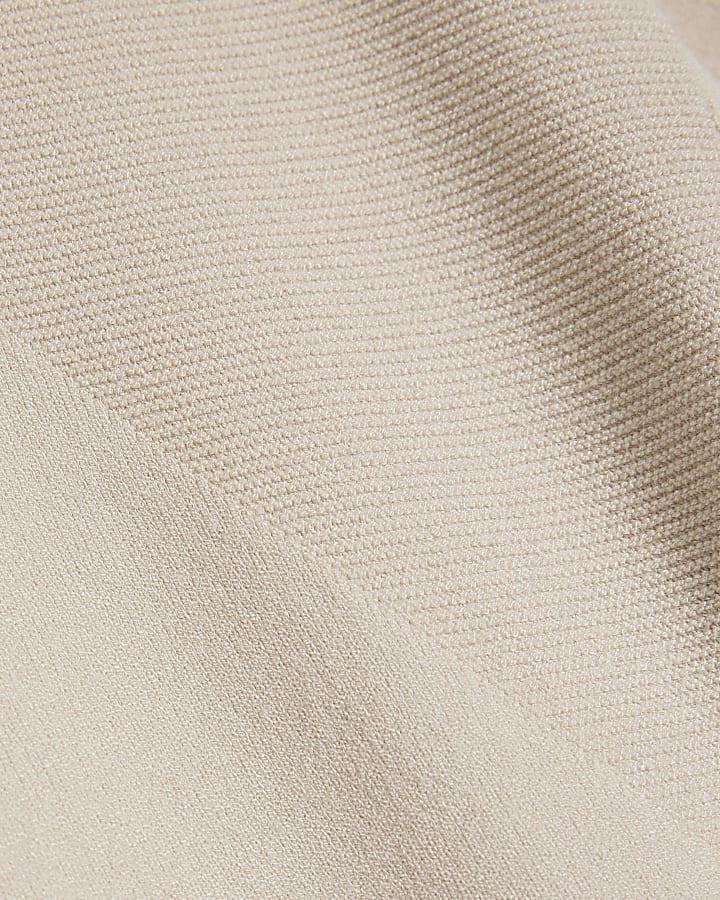 Beige Slim Fit T-Shirt