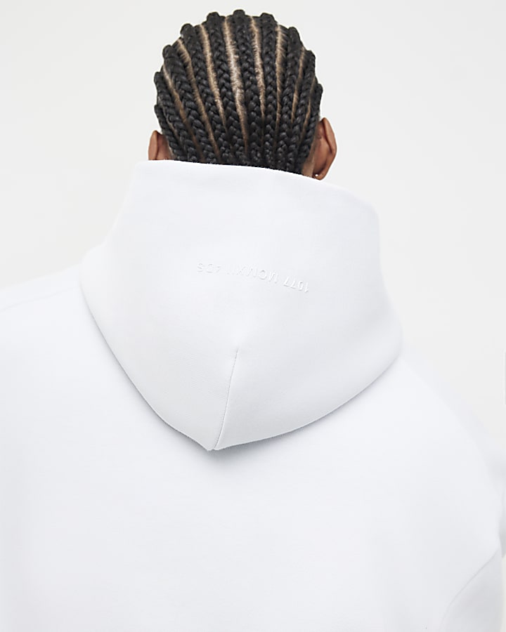 Blue Oversized Fit Essentials Hoodie