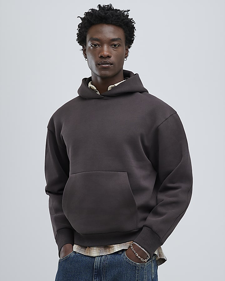 Brown Oversized Fit Hoodie