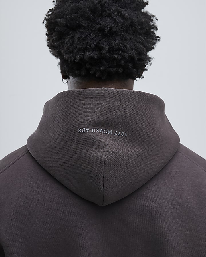Brown Oversized Fit Hoodie