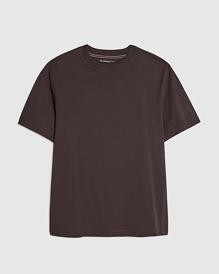 Brown Regular Fit T-Shirt