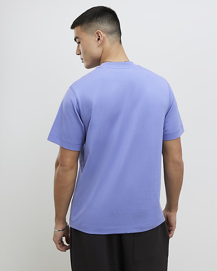 Blue Regular Fit T-Shirt