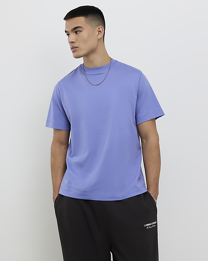 Blue Regular Fit T-Shirt