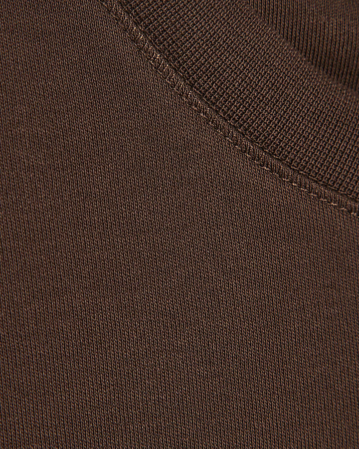 Brown Slim Fit T-Shirt