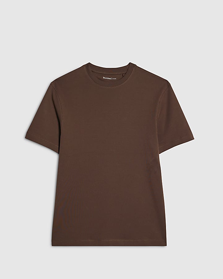 Brown Slim Fit T-Shirt