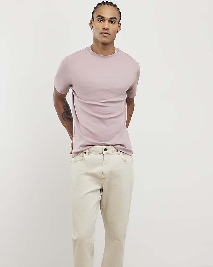 Pink Slim Fit T-Shirt
