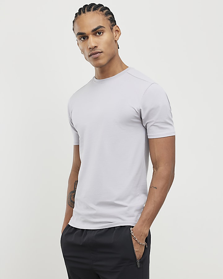 Purple Muscle Fit T-Shirt