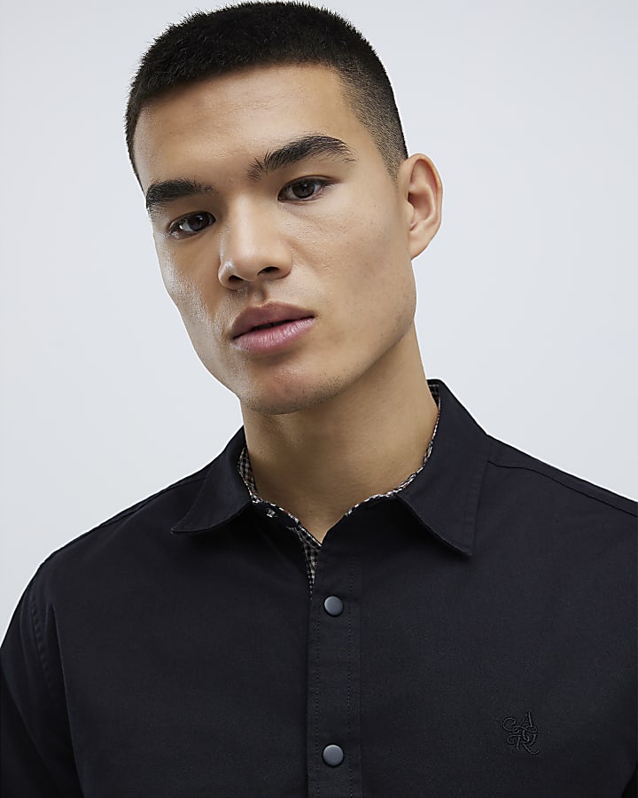 Black Slim Fit Shirt
