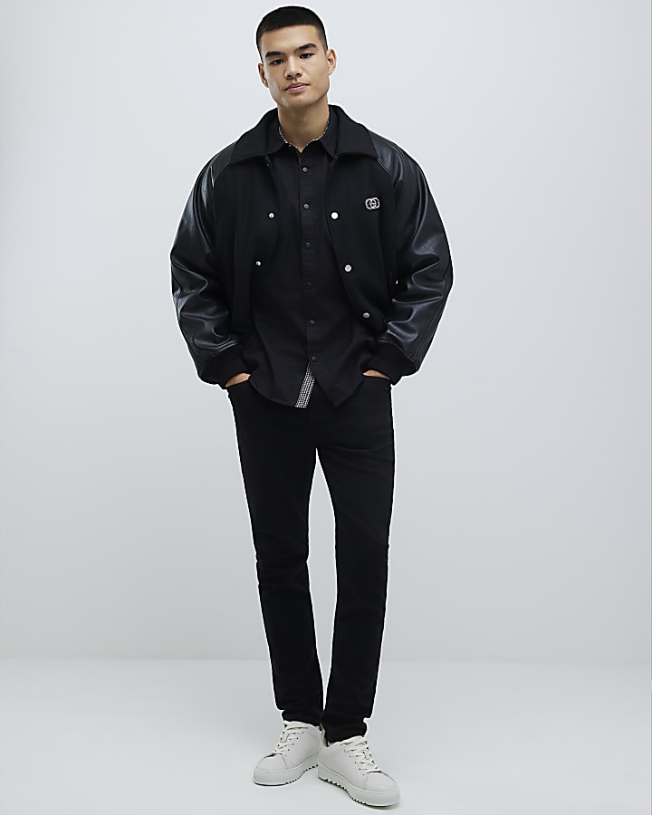 Black Slim Fit Shirt