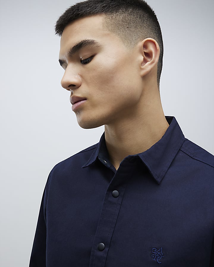 Navy Slim Fit Shirt