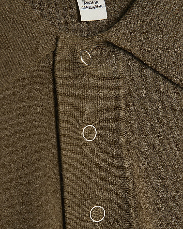 Khaki Slim Fit Polo Shirt