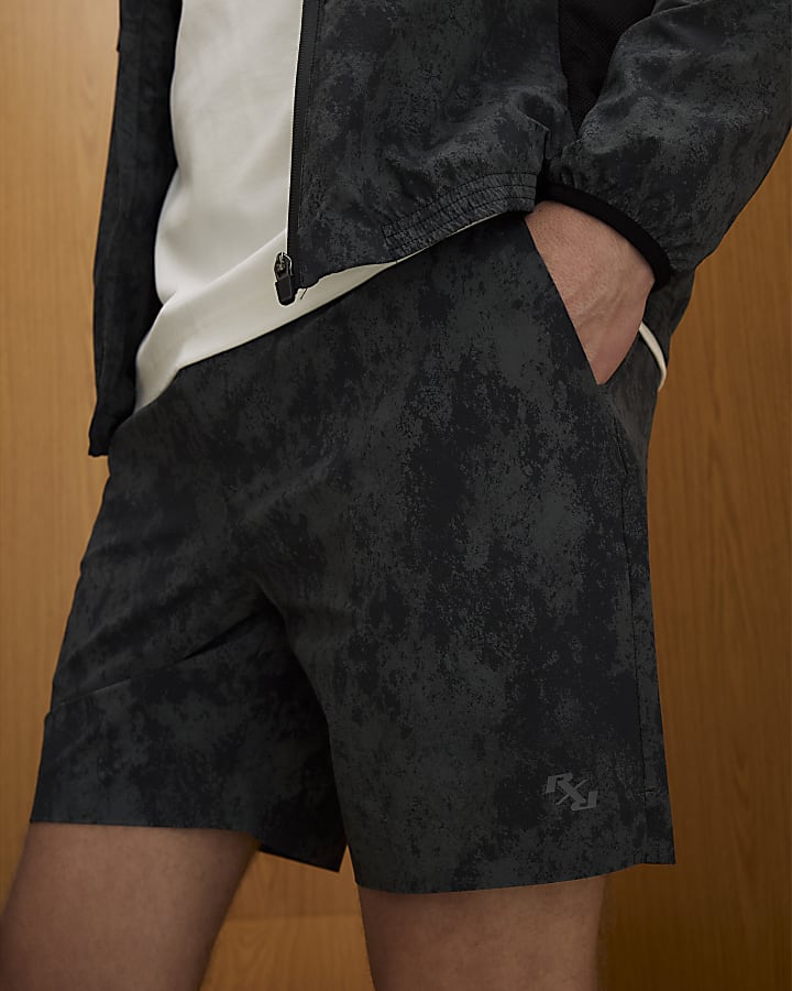 Grey Camouflage RXR Shorts