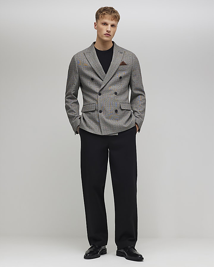 Grey Slim Fit Suit Jacket