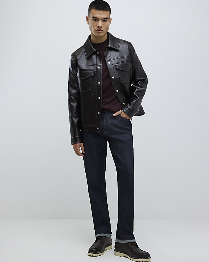 Blue Straight Jeans